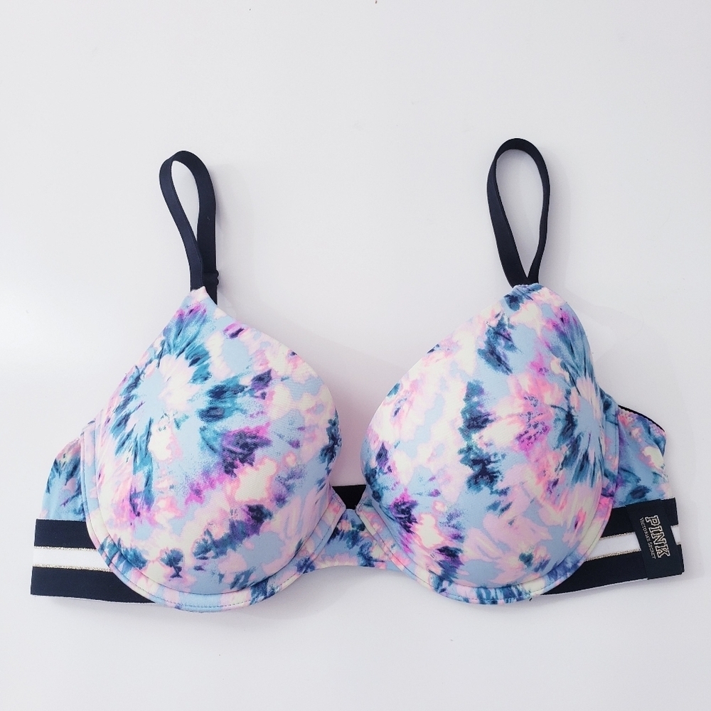 PINK Victoria's Secret Tie Dye Lined Bra